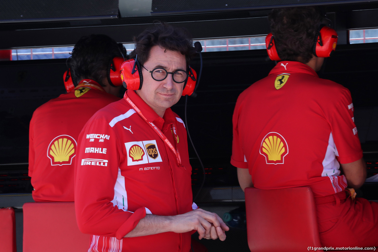 GP AUSTRIA, 29.06.2019 - Prove Libere 3, Mattia Binotto (ITA) Ferrari Team Principal