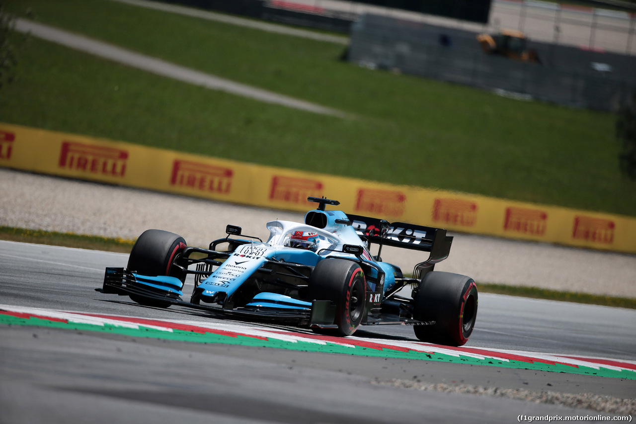 GP AUSTRIA, 29.06.2019 - Prove Libere 3, George Russell (GBR) Williams Racing FW42