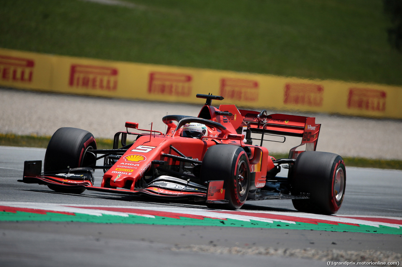 GP AUSTRIA, 29.06.2019 - Prove Libere 3, Sebastian Vettel (GER) Ferrari SF90