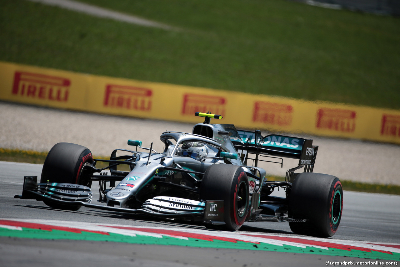 GP AUSTRIA, 29.06.2019 - Prove Libere 3, Valtteri Bottas (FIN) Mercedes AMG F1 W010