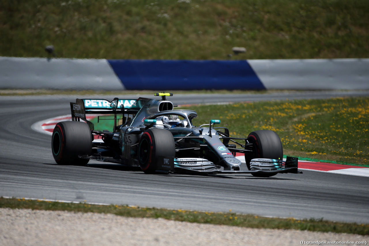 GP AUSTRIA, 29.06.2019 - Prove Libere 3, Valtteri Bottas (FIN) Mercedes AMG F1 W010