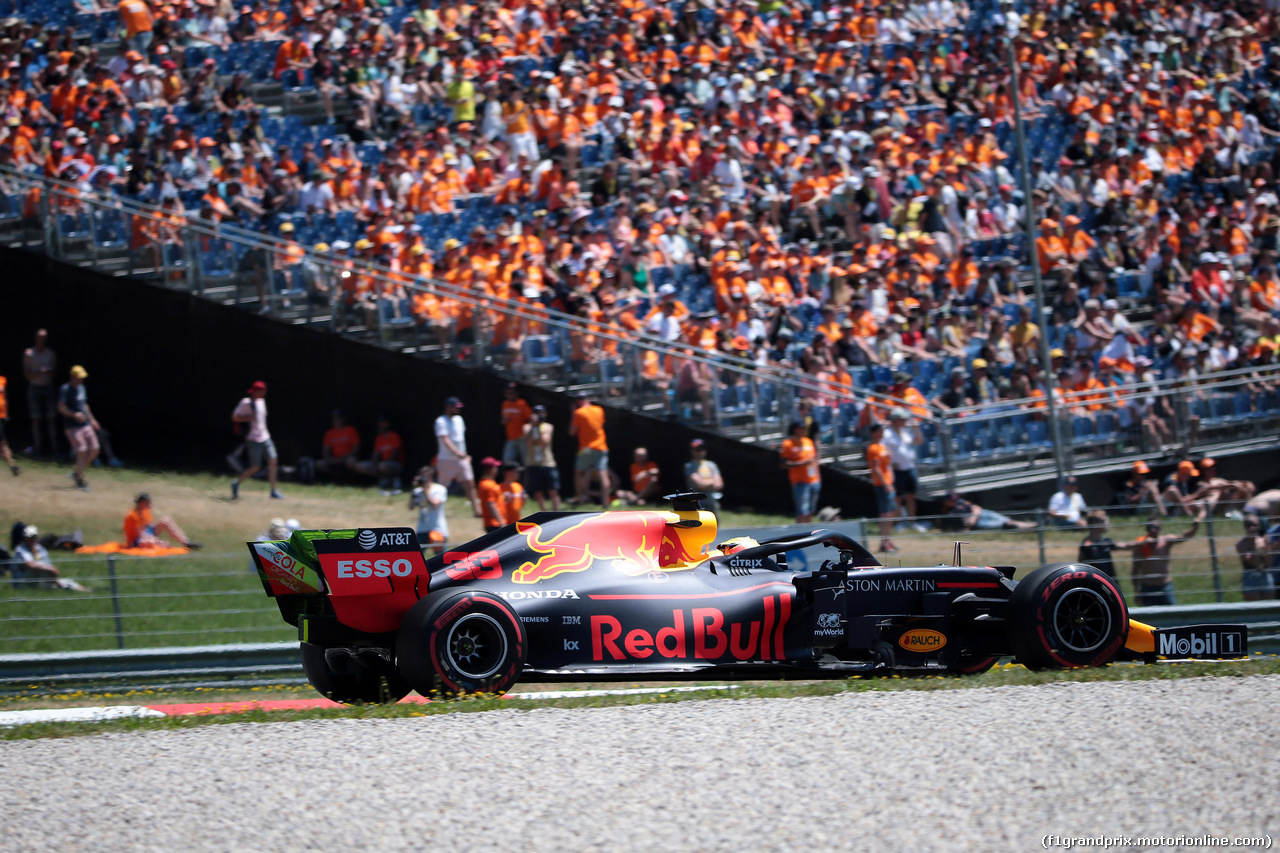 GP AUSTRIA, 29.06.2019 - Prove Libere 3, Max Verstappen (NED) Red Bull Racing RB15