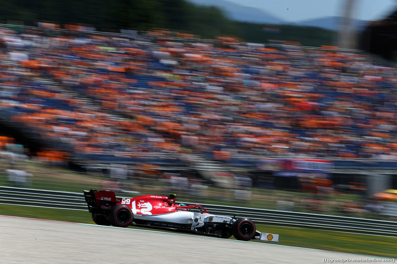 GP AUSTRIA, 29.06.2019 - Prove Libere 3, Antonio Giovinazzi (ITA) Alfa Romeo Racing C38