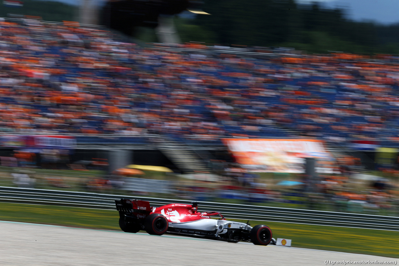 GP AUSTRIA, 29.06.2019 - Prove Libere 3, Kimi Raikkonen (FIN) Alfa Romeo Racing C38