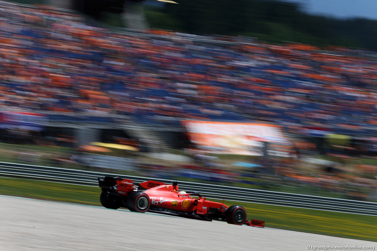 GP AUSTRIA, 29.06.2019 - Prove Libere 3, Sebastian Vettel (GER) Ferrari SF90