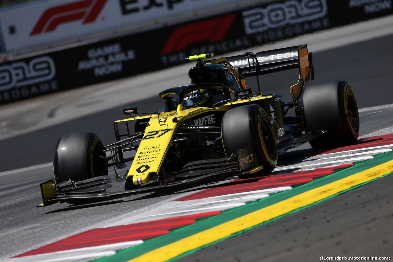 GP AUSTRIA, 29.06.2019 - Prove Libere 3, Nico Hulkenberg (GER) Renault Sport F1 Team RS19