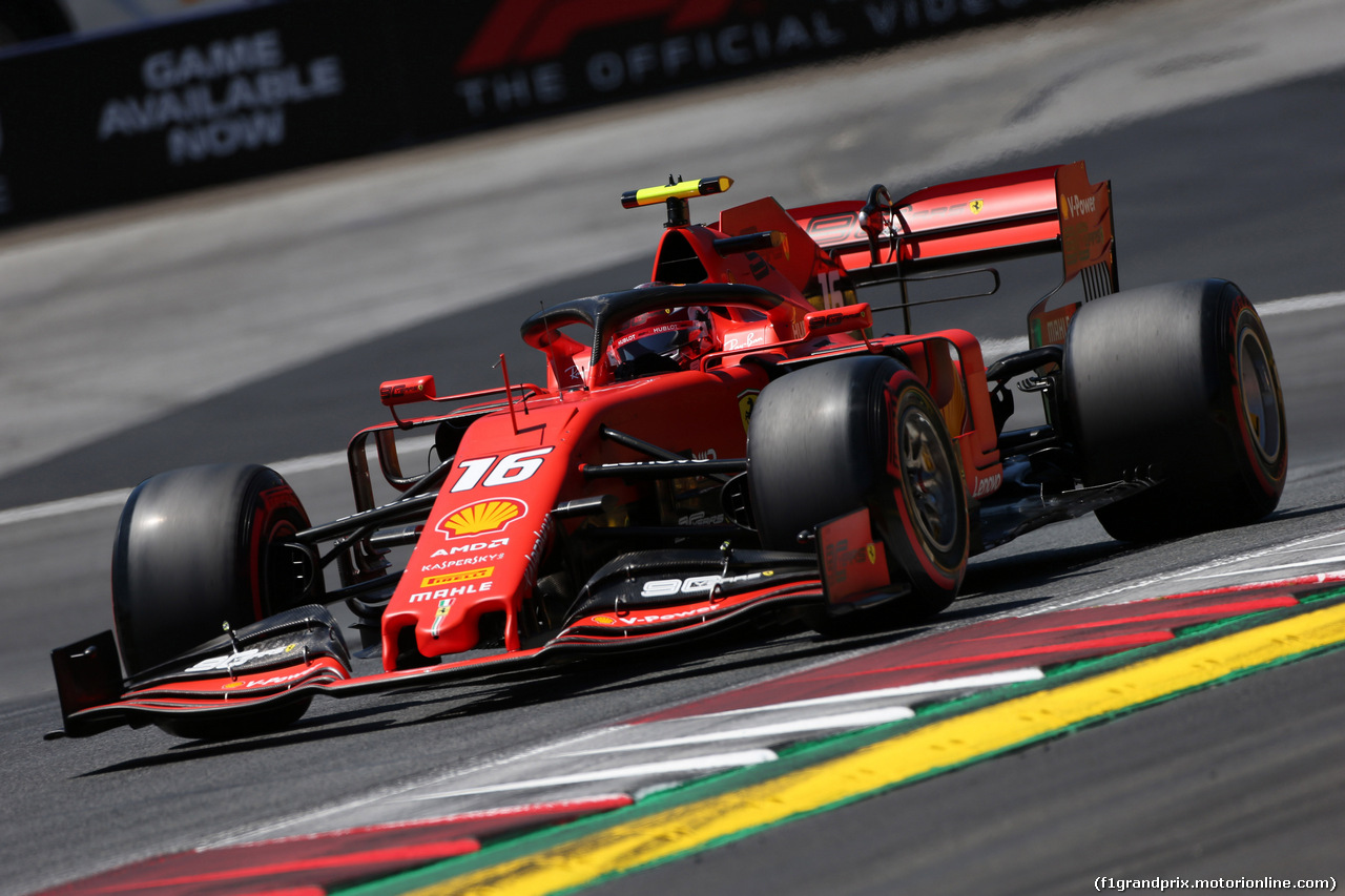 GP AUSTRIA, 29.06.2019 - Prove Libere 3, Charles Leclerc (MON) Ferrari SF90