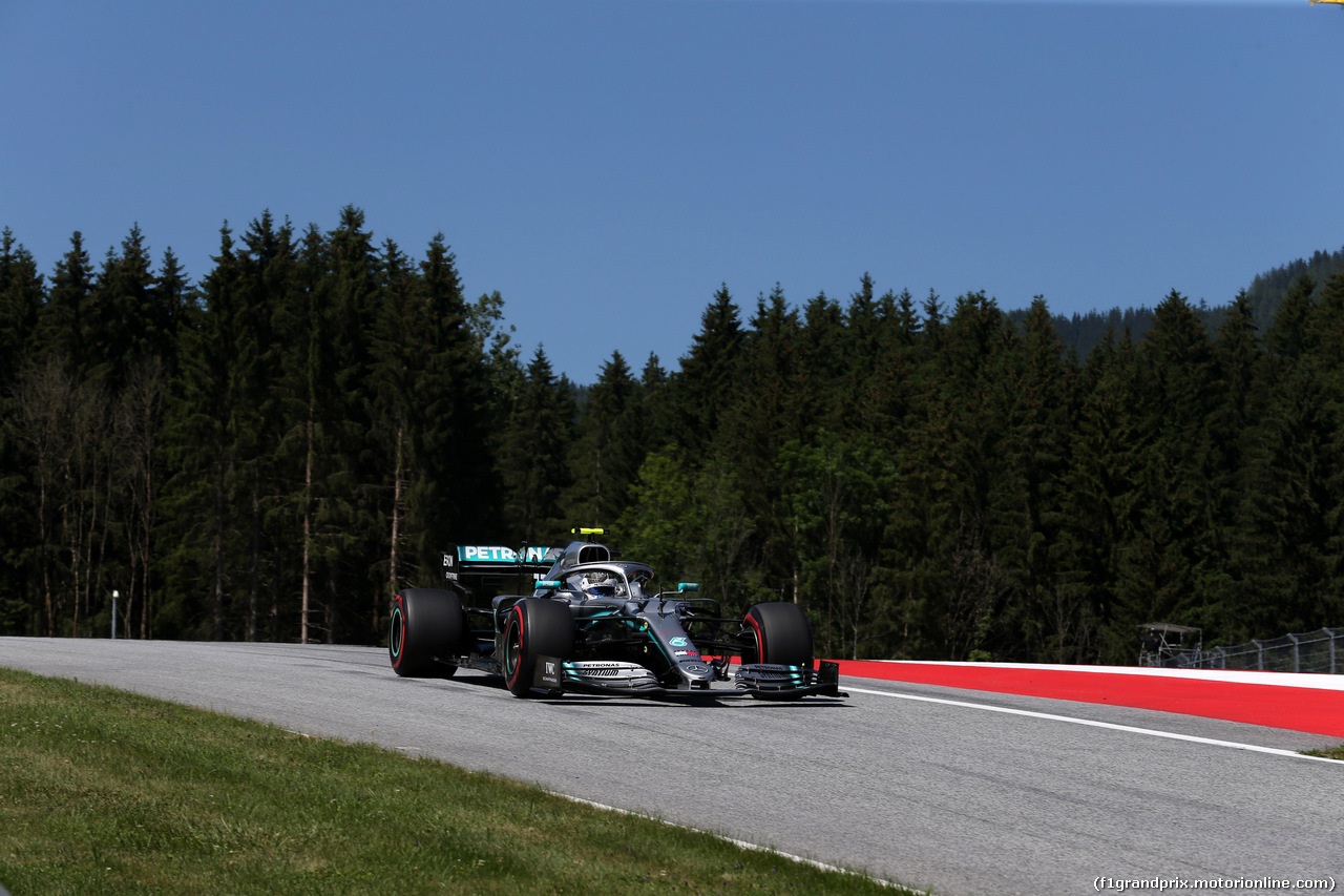 GP AUSTRIA, 29.06.2019 - Qualifiche, Valtteri Bottas (FIN) Mercedes AMG F1 W010