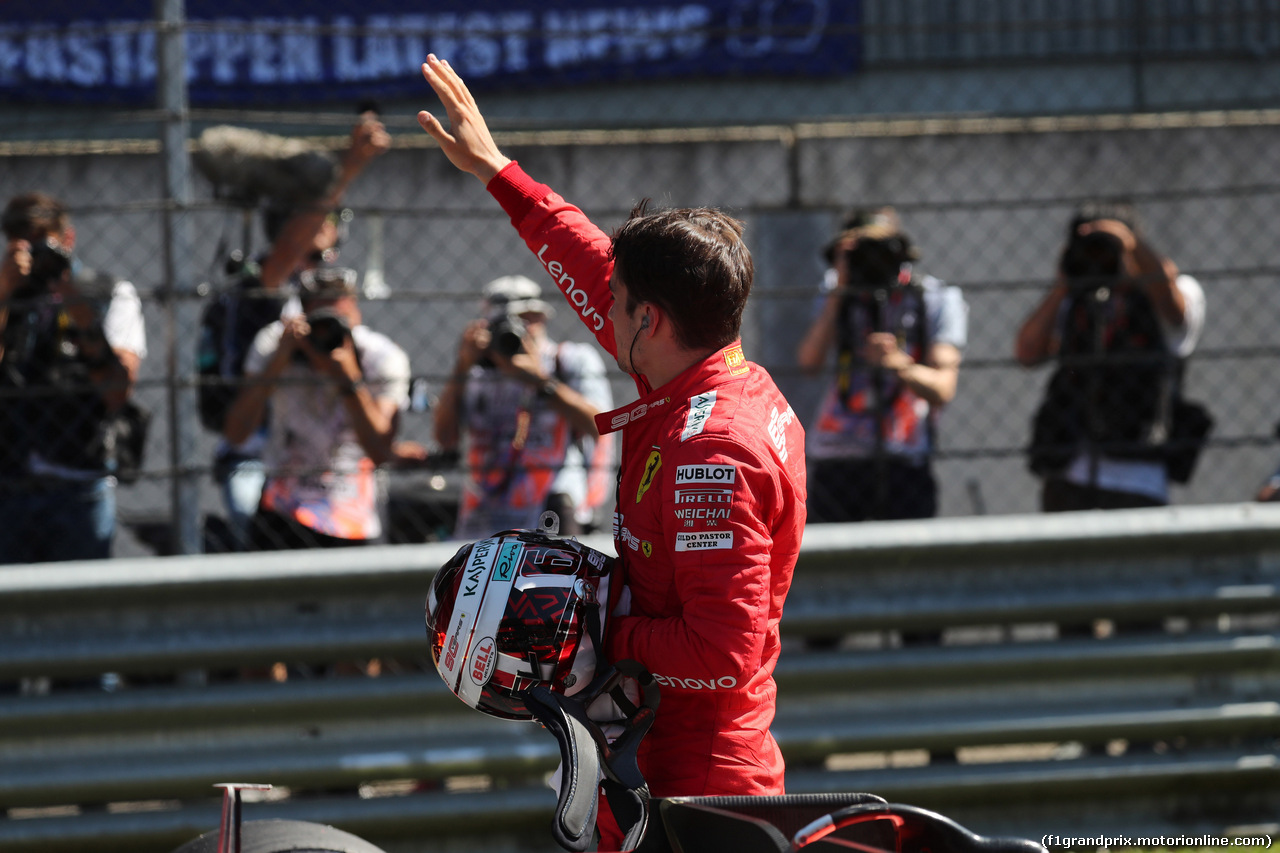 GP AUSTRIA, 29.06.2019 - Qualifiche, Charles Leclerc (MON) Ferrari SF90 pole position