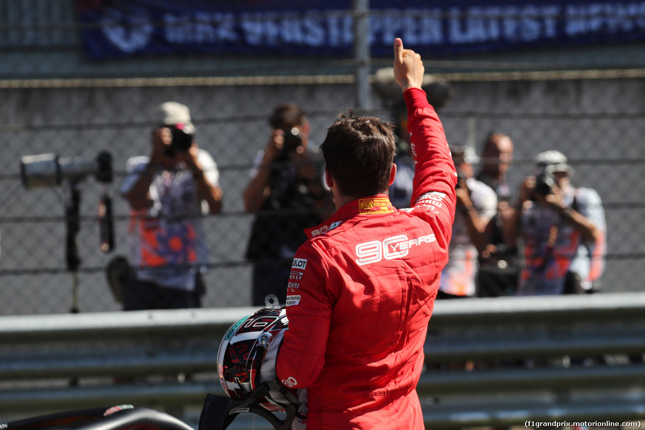 GP AUSTRIA, 29.06.2019 - Qualifiche, Charles Leclerc (MON) Ferrari SF90 pole position