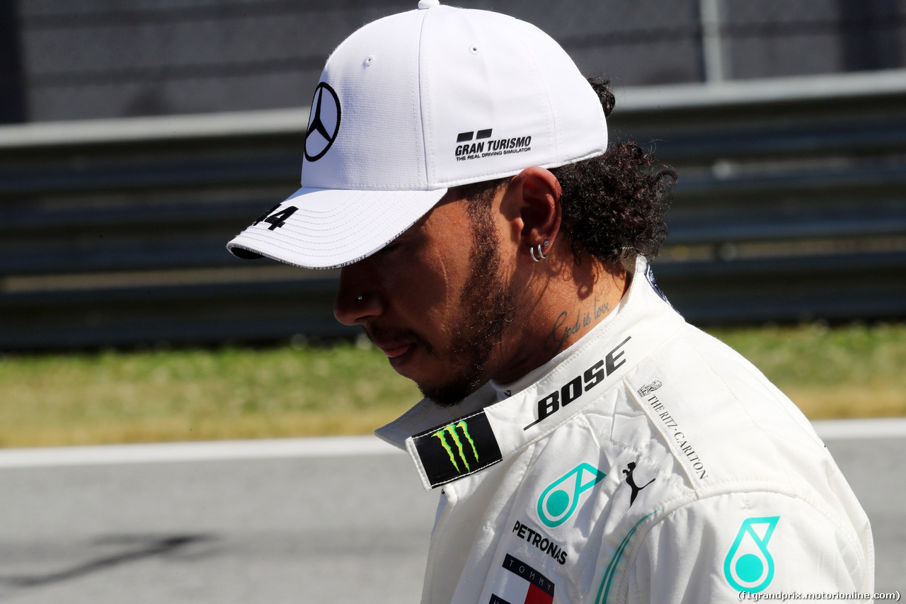 GP AUSTRIA, 29.06.2019 - Qualifiche, 2nd place Lewis Hamilton (GBR) Mercedes AMG F1 W10