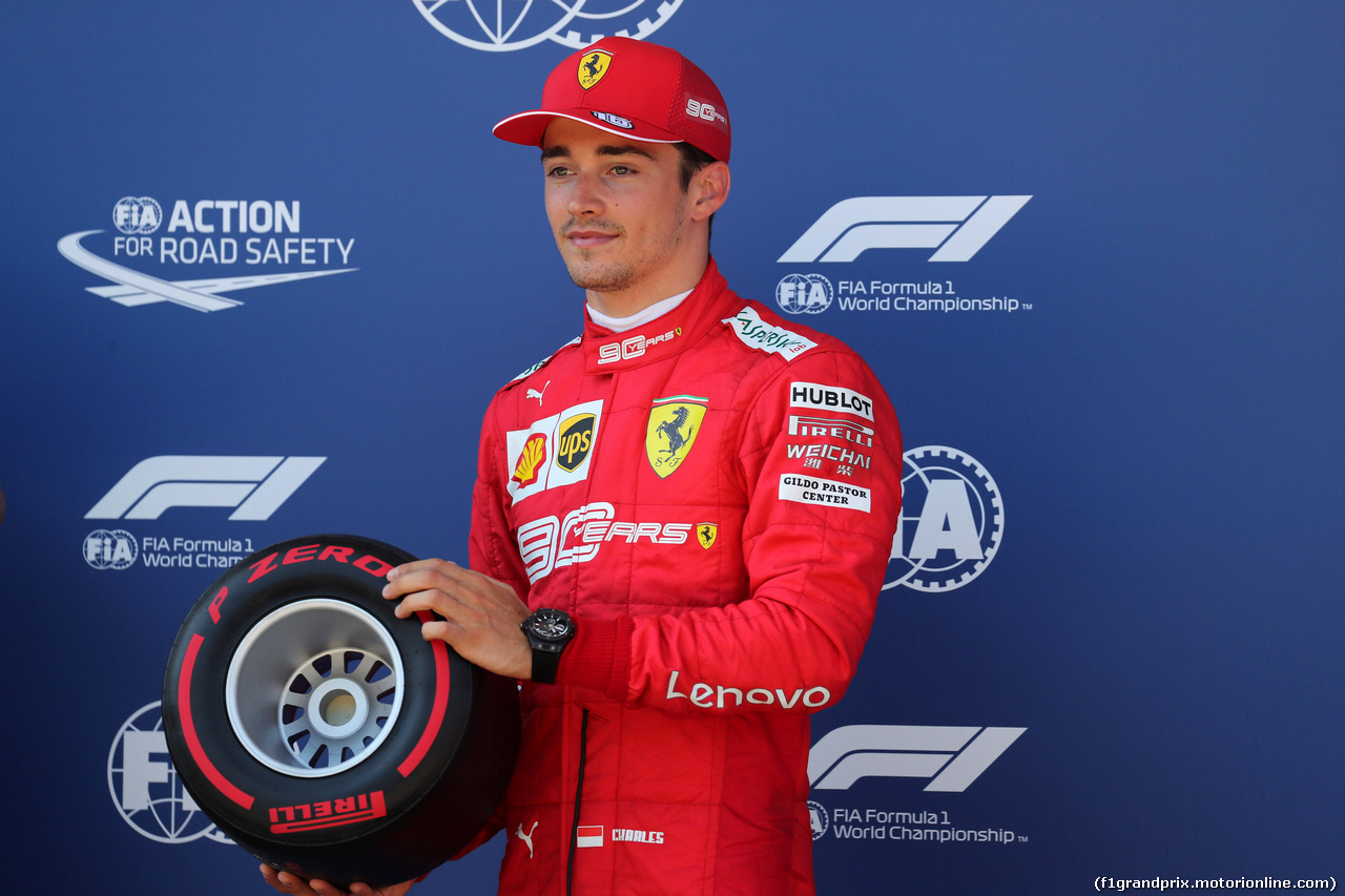 GP AUSTRIA, 29.06.2019 - Qualifiche, Charles Leclerc (MON) Ferrari SF90 pole position