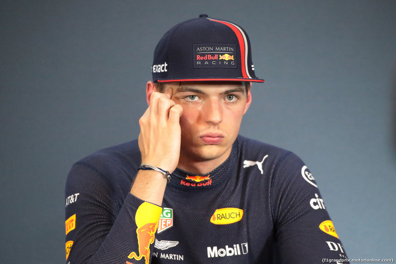 GP AUSTRIA, 29.06.2019 - Qualifiche, Conferenza Stampa, Max Verstappen (NED) Red Bull Racing RB15