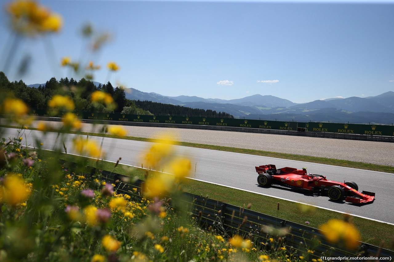 GP AUSTRIA, 28.06.2019 - Prove Libere 1, Charles Leclerc (MON) Ferrari SF90