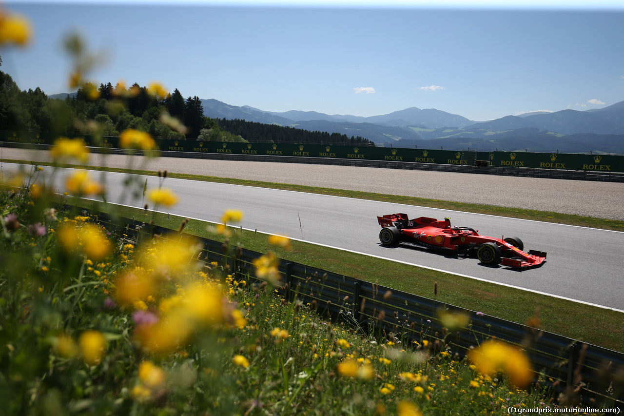 GP AUSTRIA, 28.06.2019 - Prove Libere 1, Charles Leclerc (MON) Ferrari SF90