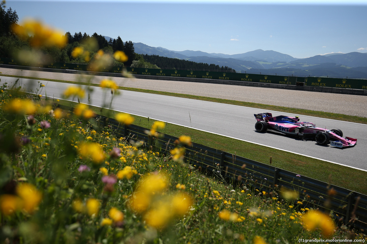 GP AUSTRIA, 28.06.2019 - Prove Libere 1, Lance Stroll (CDN) Racing Point F1 Team RP19