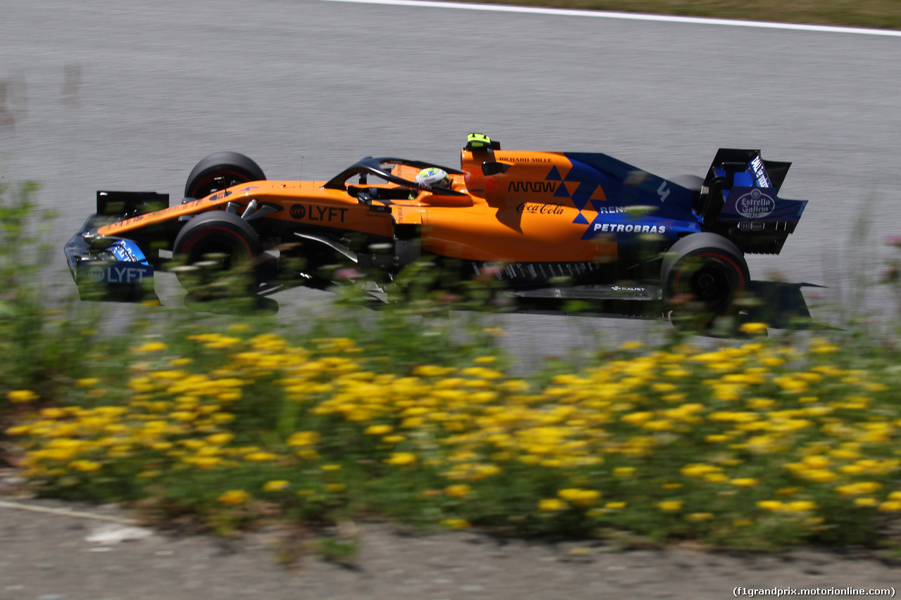 GP AUSTRIA, 28.06.2019 - Prove Libere 1, Lando Norris (GBR) Mclaren F1 Team MCL34
