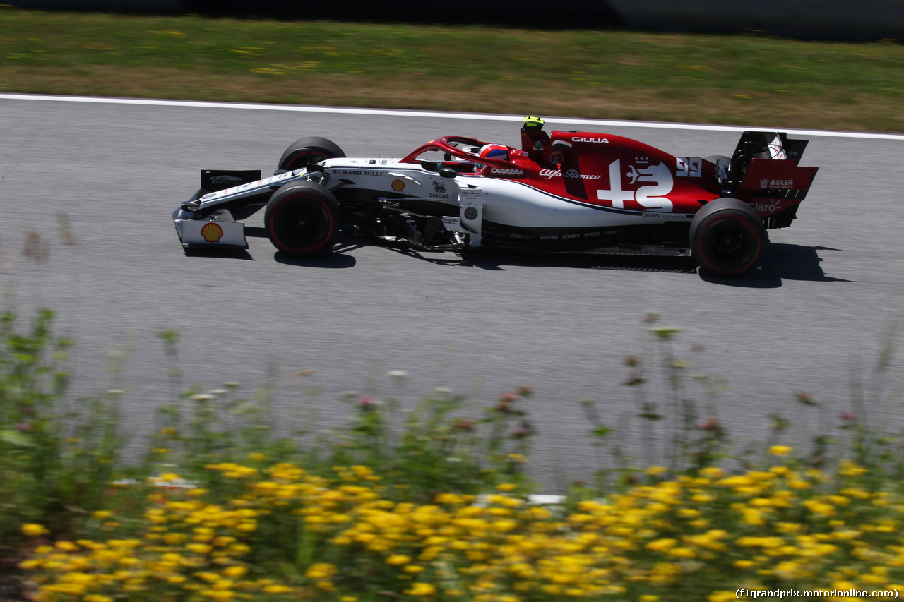 GP AUSTRIA, 28.06.2019 - Prove Libere 1, Antonio Giovinazzi (ITA) Alfa Romeo Racing C38