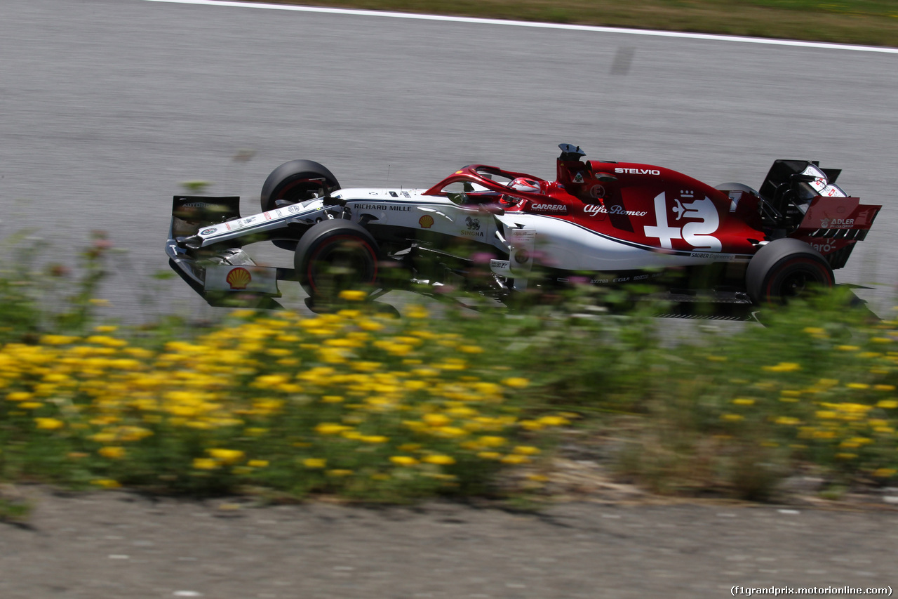 GP AUSTRIA, 28.06.2019 - Prove Libere 1, Kimi Raikkonen (FIN) Alfa Romeo Racing C38