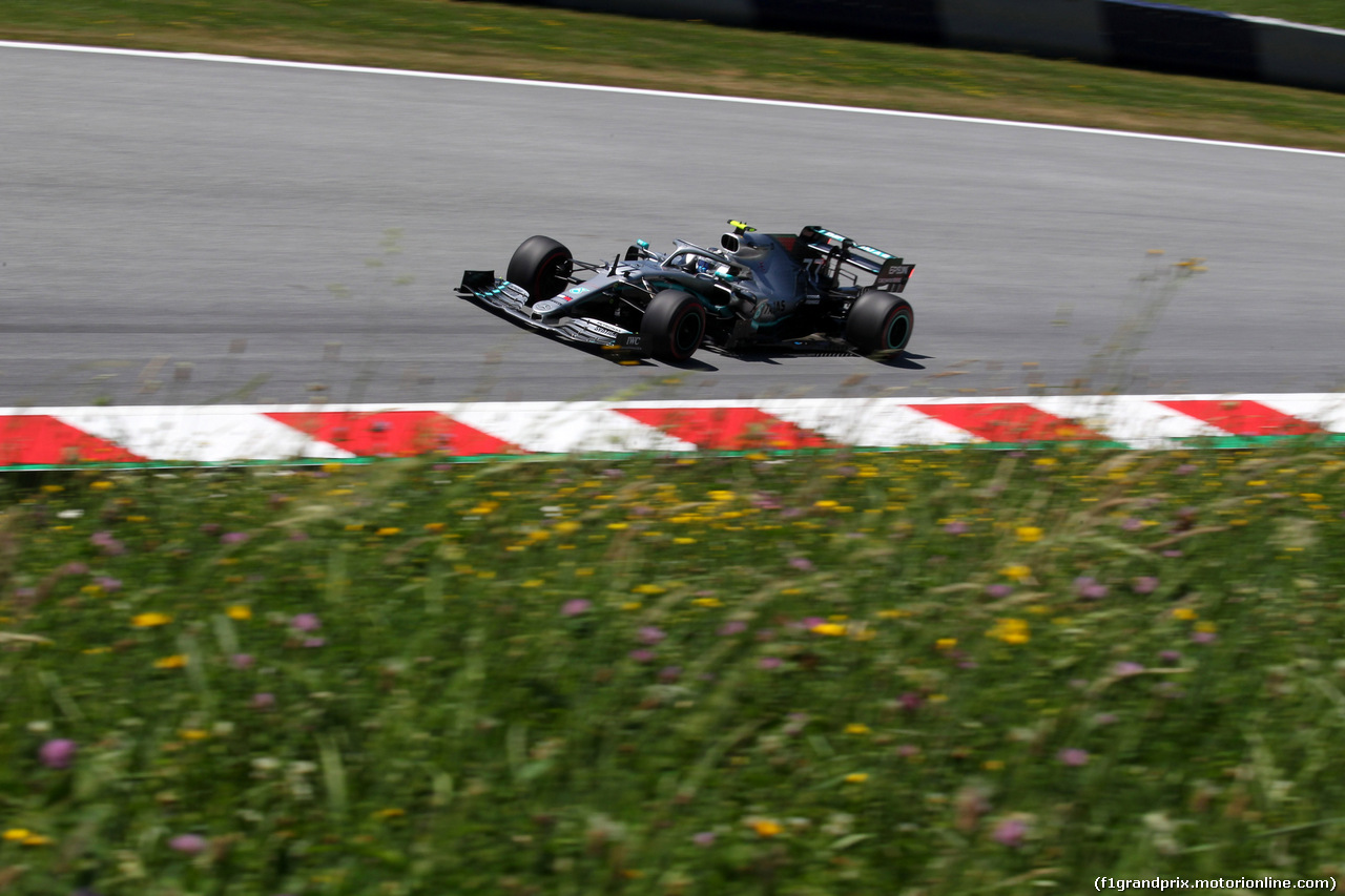 GP AUSTRIA, 28.06.2019 - Prove Libere 1, Valtteri Bottas (FIN) Mercedes AMG F1 W010