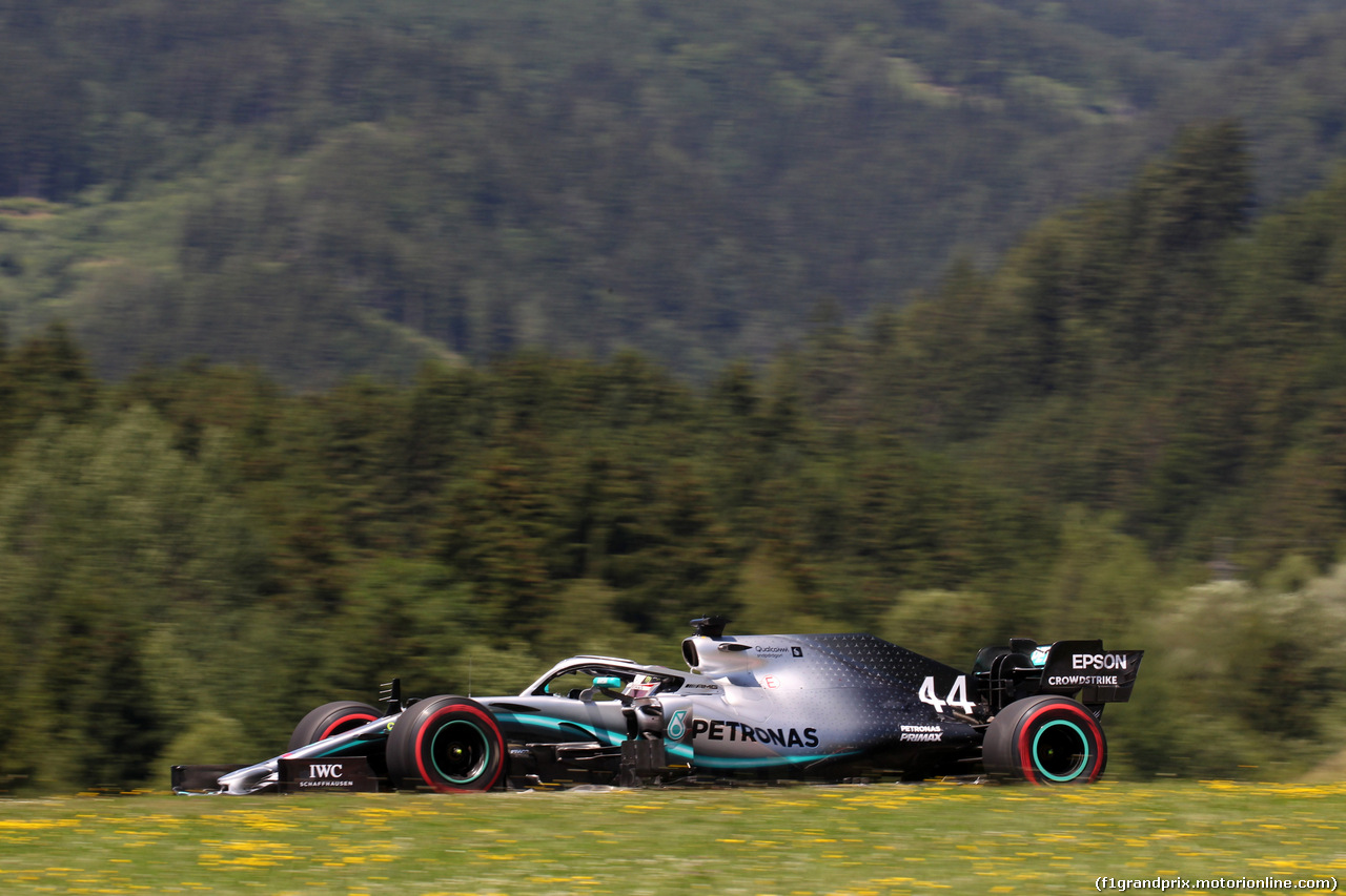 GP AUSTRIA, 28.06.2019 - Prove Libere 1, Lewis Hamilton (GBR) Mercedes AMG F1 W10