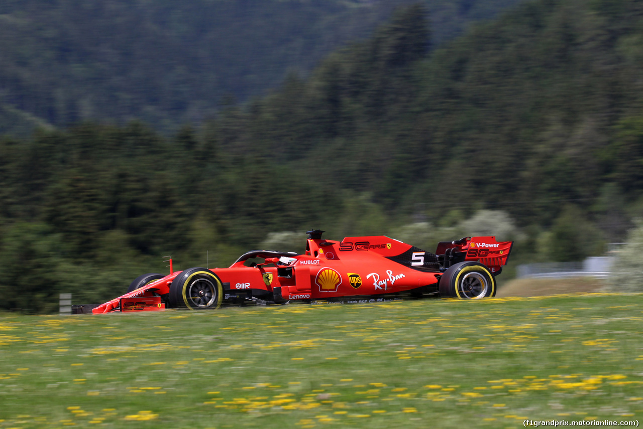GP AUSTRIA, 28.06.2019 - Prove Libere 1, Sebastian Vettel (GER) Ferrari SF90