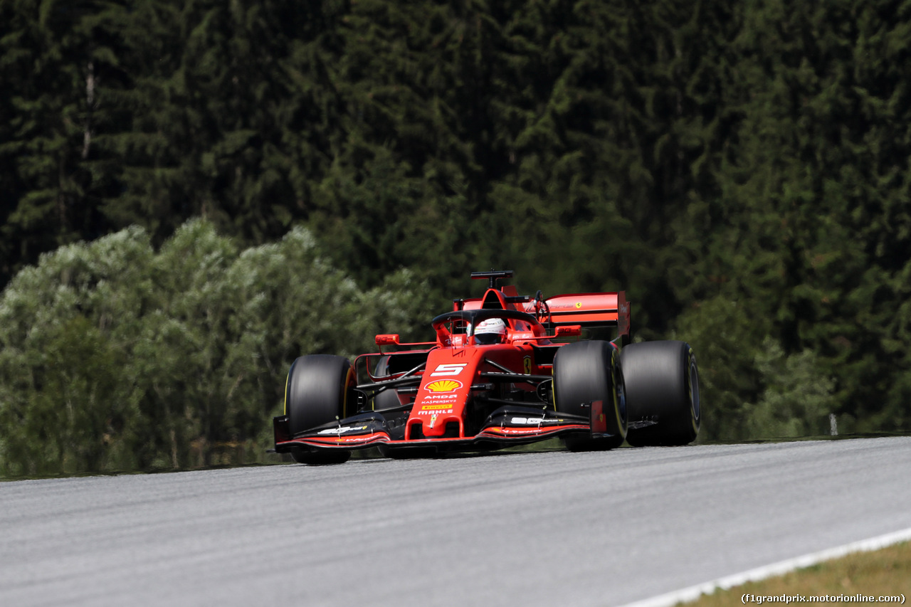 GP AUSTRIA, 28.06.2019 - Prove Libere 1, Sebastian Vettel (GER) Ferrari SF90