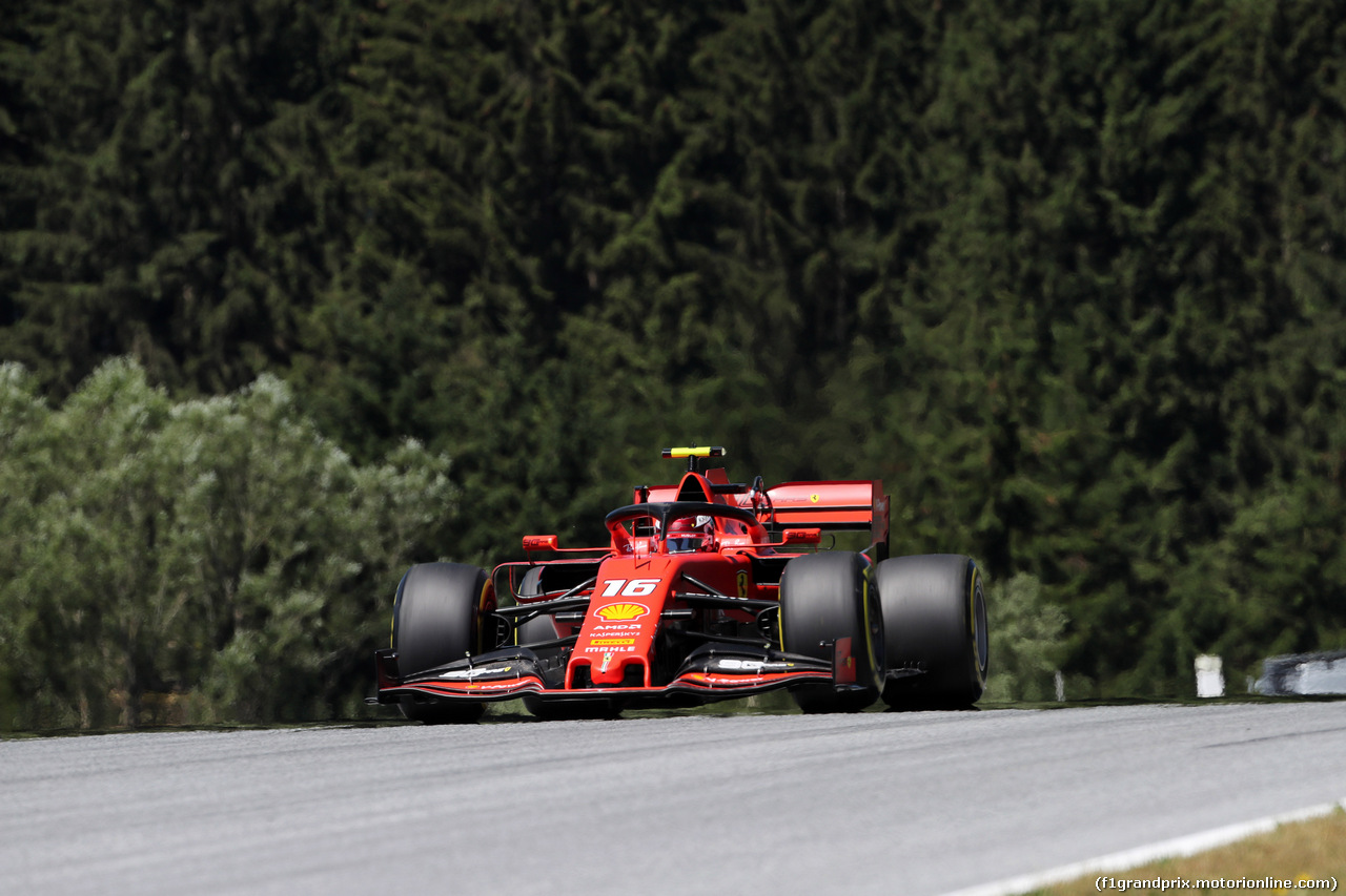 GP AUSTRIA, 28.06.2019 - Prove Libere 1, Charles Leclerc (MON) Ferrari SF90