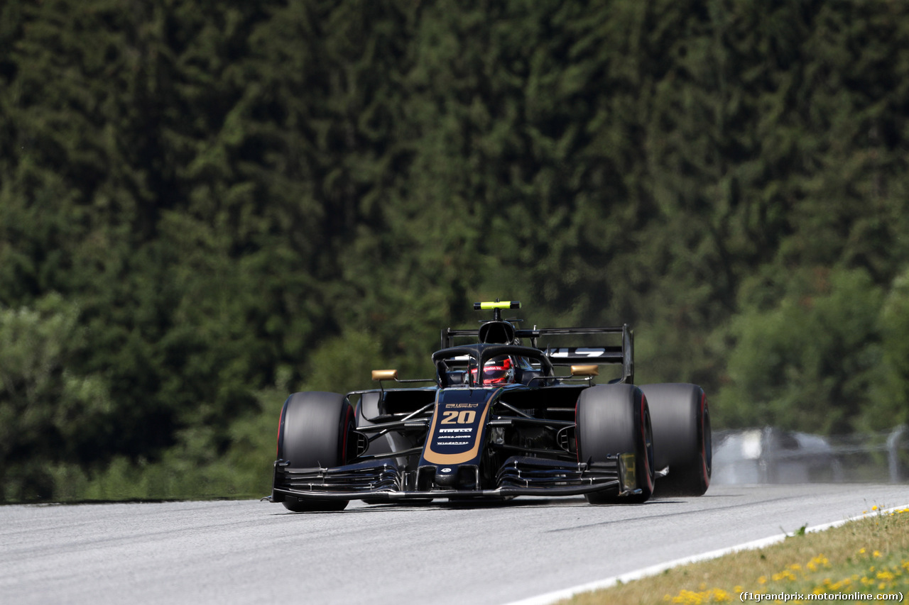 GP AUSTRIA, 28.06.2019 - Prove Libere 1, Kevin Magnussen (DEN) Haas F1 Team VF-19
