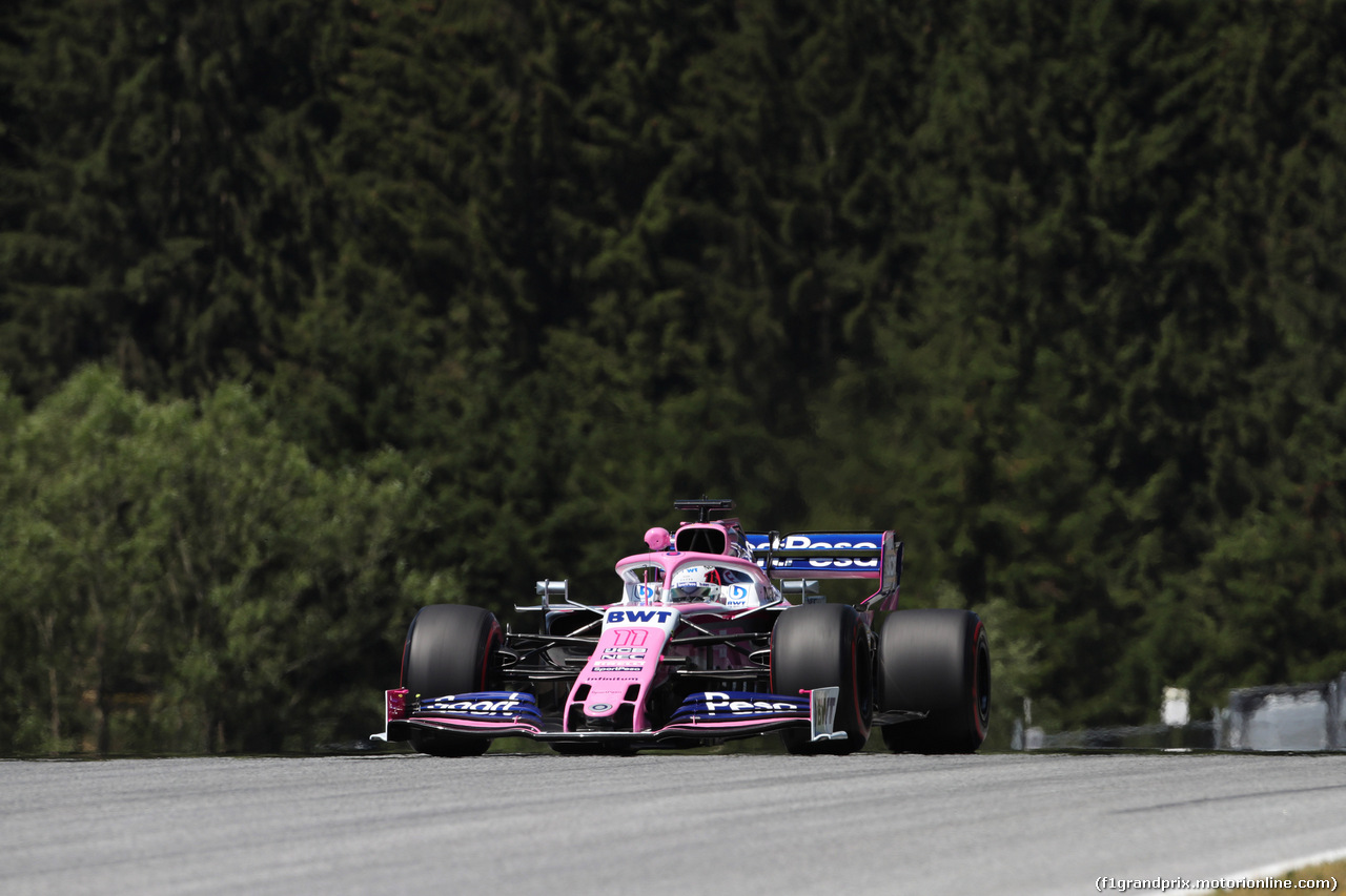 GP AUSTRIA, 28.06.2019 - Prove Libere 1, Sergio Perez (MEX) Racing Point F1 Team RP19