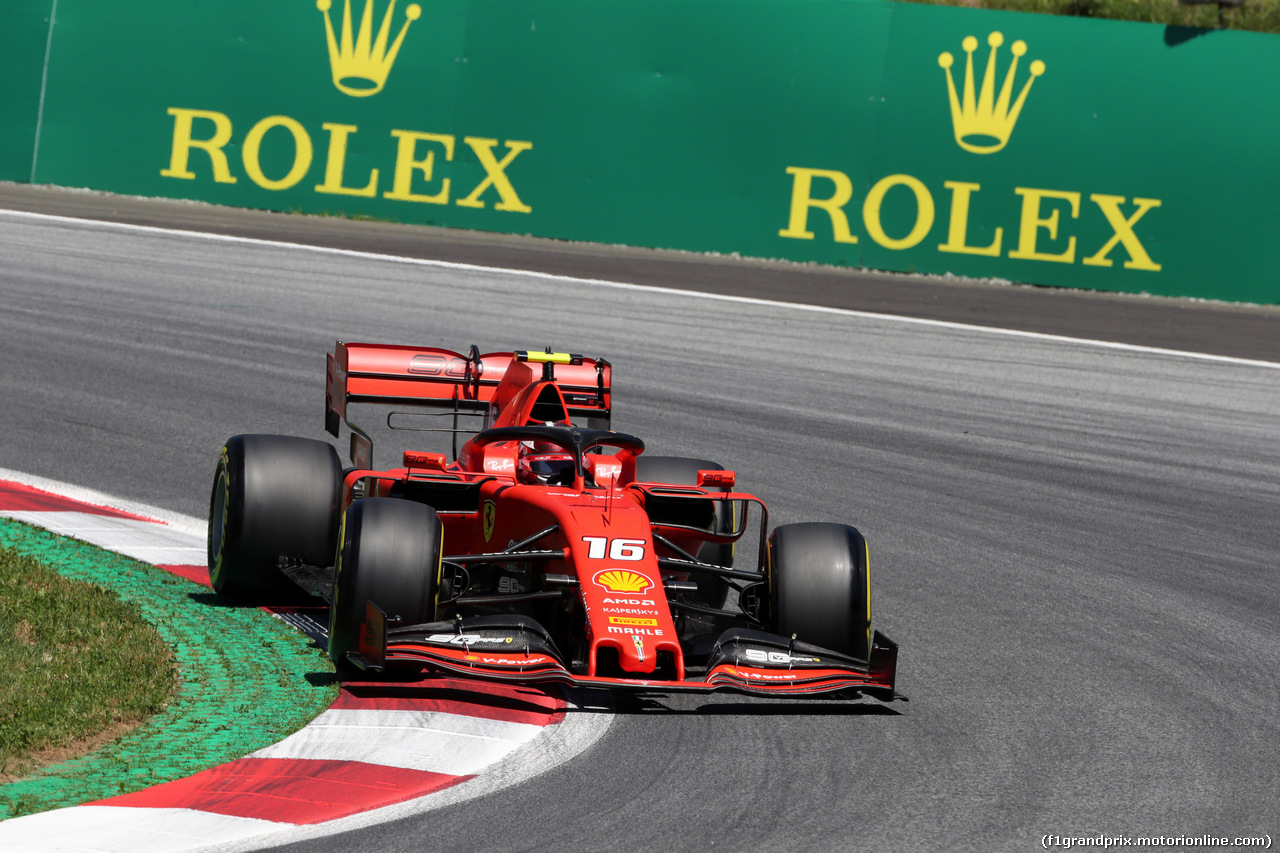 GP AUSTRIA, 28.06.2019 - Prove Libere 1, Charles Leclerc (MON) Ferrari SF90