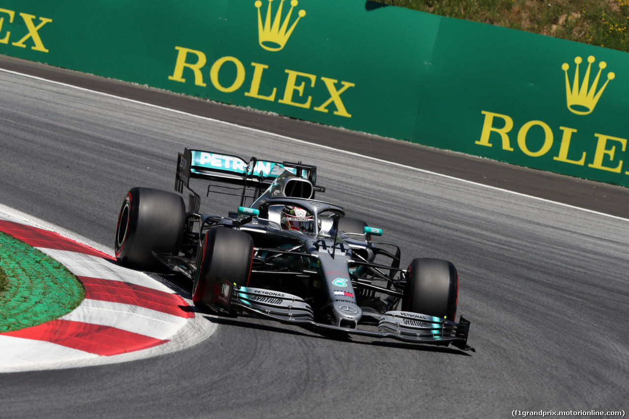 GP AUSTRIA, 28.06.2019 - Prove Libere 1, Lewis Hamilton (GBR) Mercedes AMG F1 W10