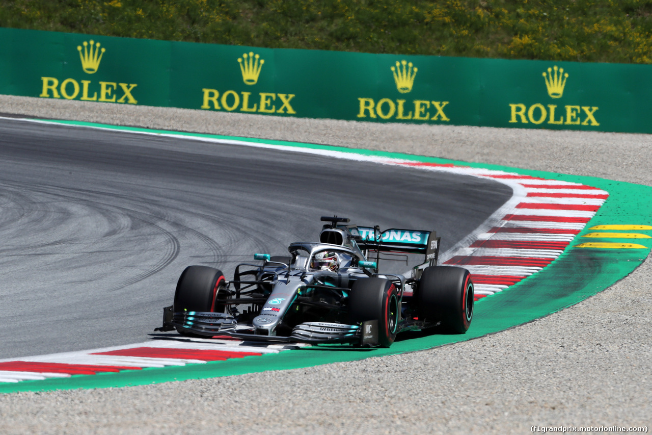 GP AUSTRIA, 28.06.2019 - Prove Libere 1, Lewis Hamilton (GBR) Mercedes AMG F1 W10