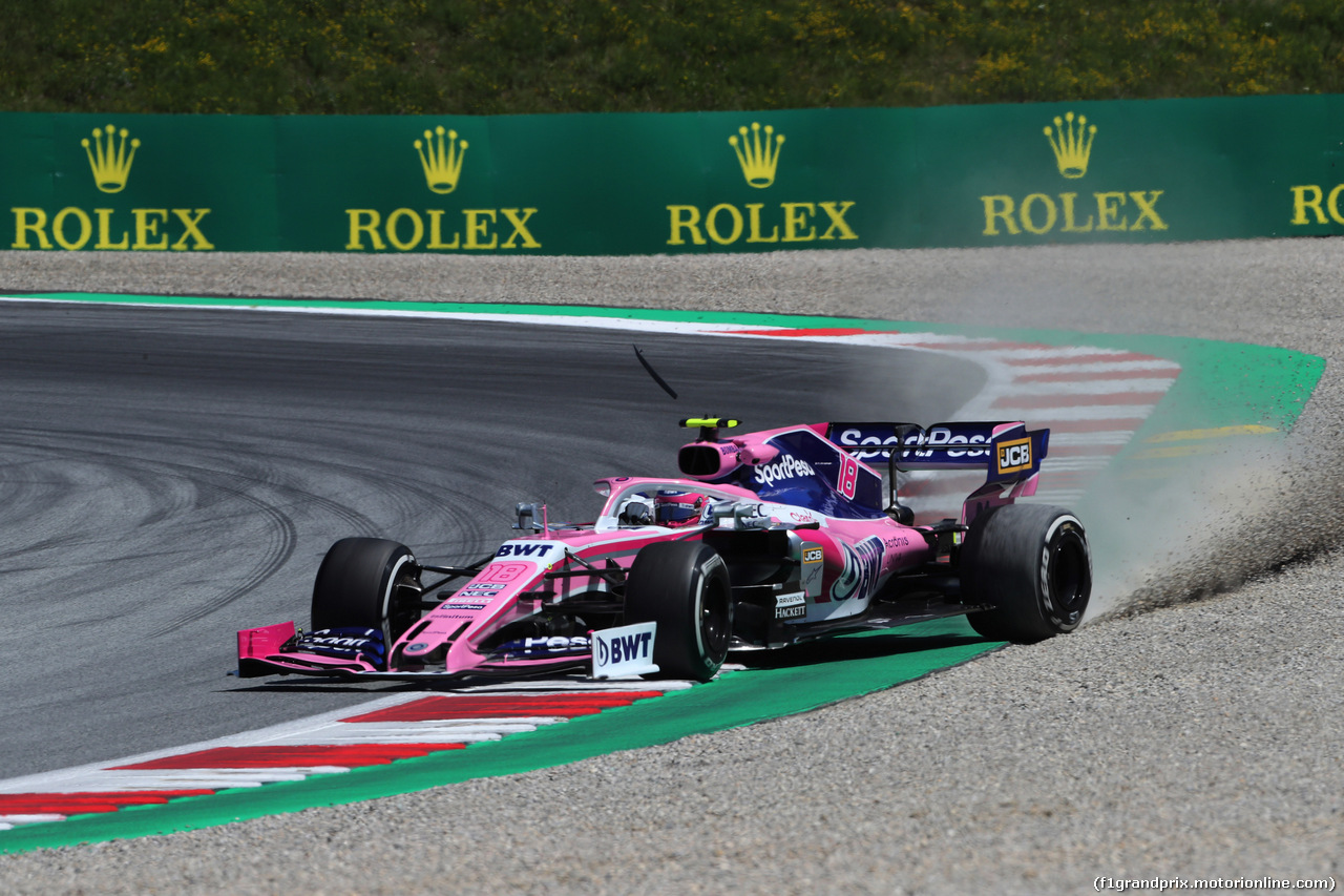 GP AUSTRIA, 28.06.2019 - Prove Libere 1, Lance Stroll (CDN) Racing Point F1 Team RP19