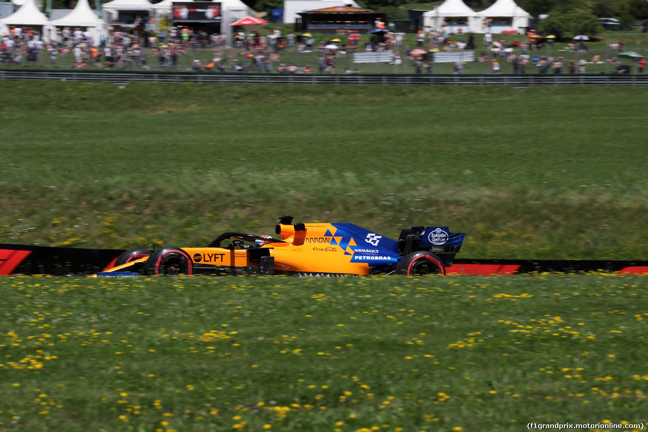 GP AUSTRIA, 28.06.2019 - Prove Libere 1, Carlos Sainz Jr (ESP) Mclaren F1 Team MCL34