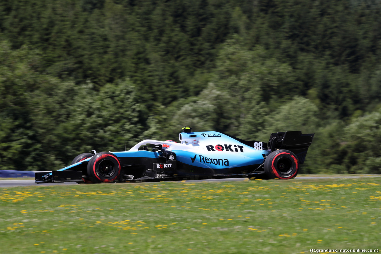 GP AUSTRIA, 28.06.2019 - Prove Libere 1, Robert Kubica (POL) Williams Racing FW42