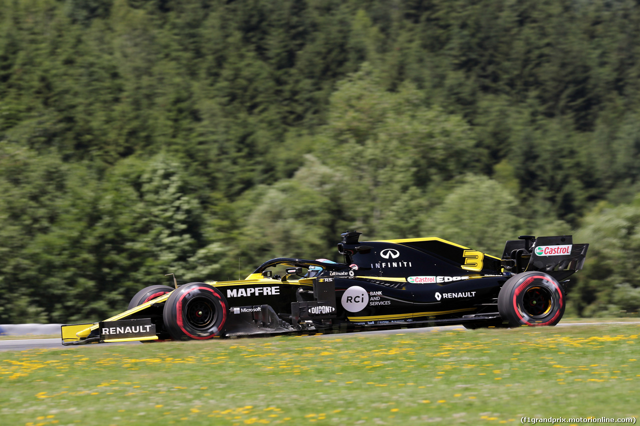 GP AUSTRIA, 28.06.2019 - Prove Libere 1, Daniel Ricciardo (AUS) Renault Sport F1 Team RS19