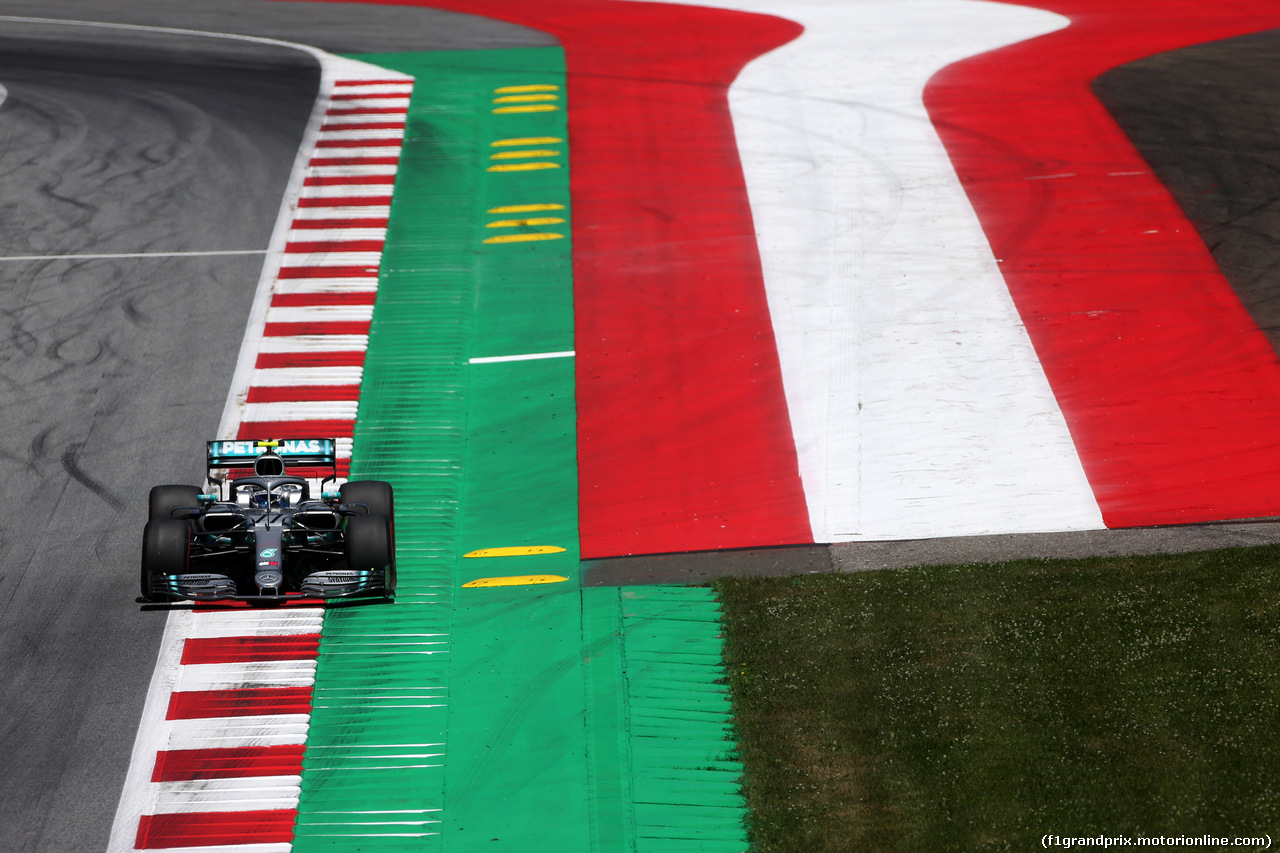 GP AUSTRIA, 28.06.2019 - Prove Libere 1, Valtteri Bottas (FIN) Mercedes AMG F1 W010