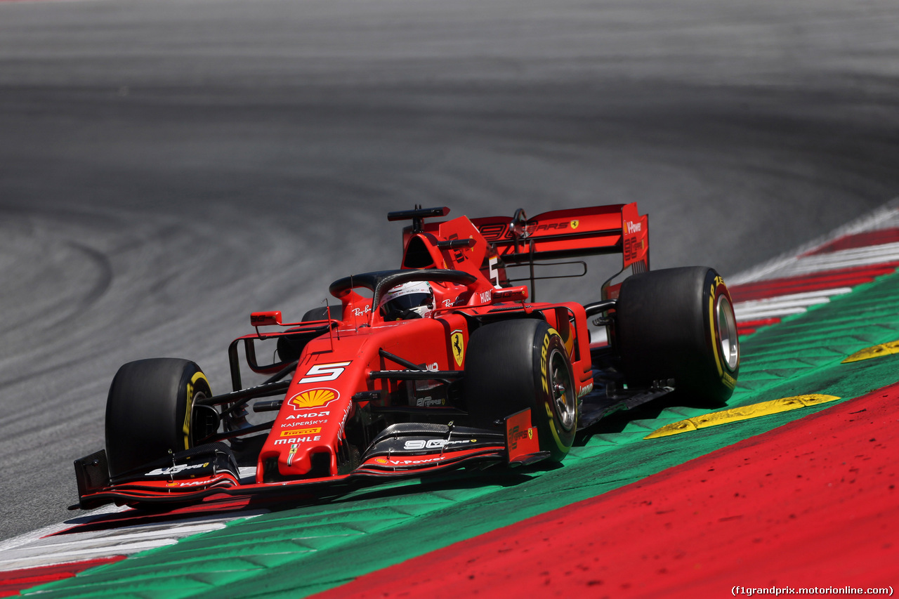 GP AUSTRIA, 28.06.2019 - Prove Libere 1, Sebastian Vettel (GER) Ferrari SF90