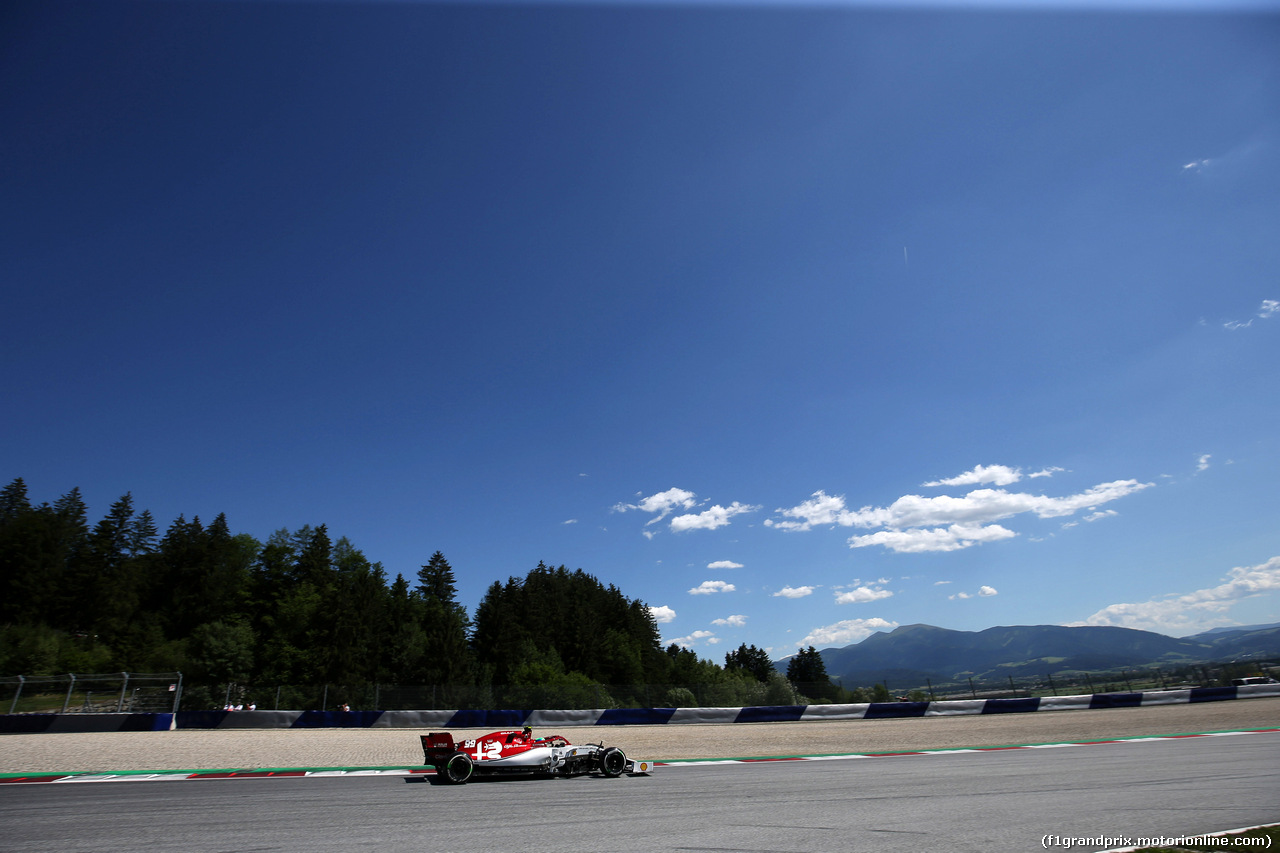GP AUSTRIA, 28.06.2019 - Prove Libere 2, Kimi Raikkonen (FIN) Alfa Romeo Racing C38