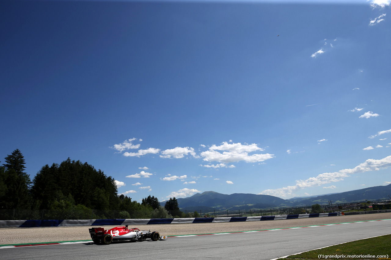 GP AUSTRIA, 28.06.2019 - Prove Libere 2, Kimi Raikkonen (FIN) Alfa Romeo Racing C38