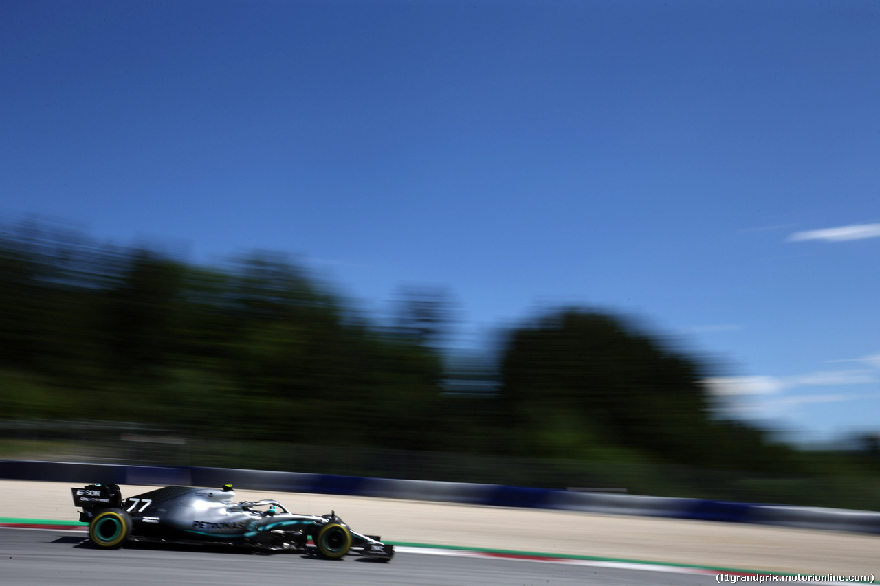 GP AUSTRIA, 28.06.2019 - Prove Libere 2, Valtteri Bottas (FIN) Mercedes AMG F1 W010