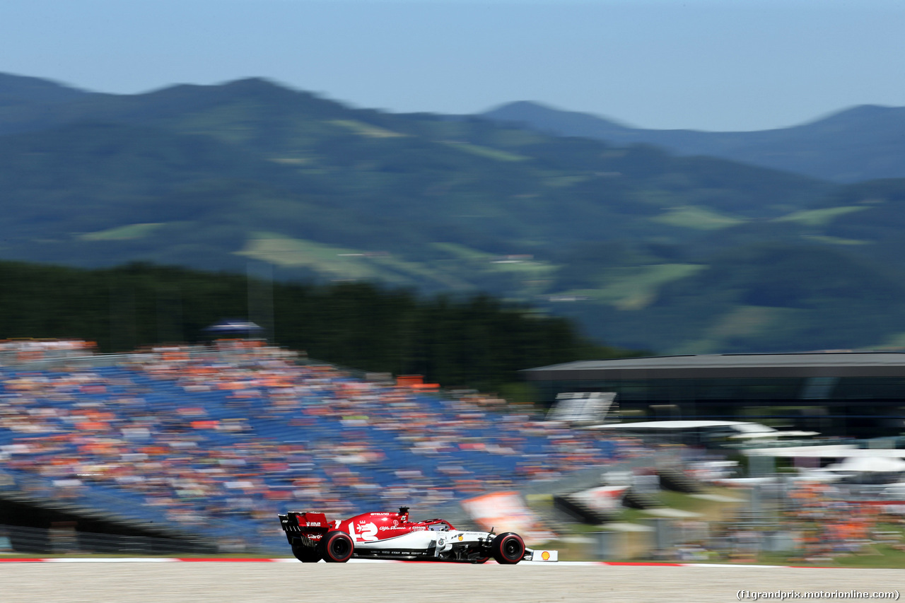 GP AUSTRIA, 28.06.2019 - Prove Libere 2, Kimi Raikkonen (FIN) Alfa Romeo Racing C38