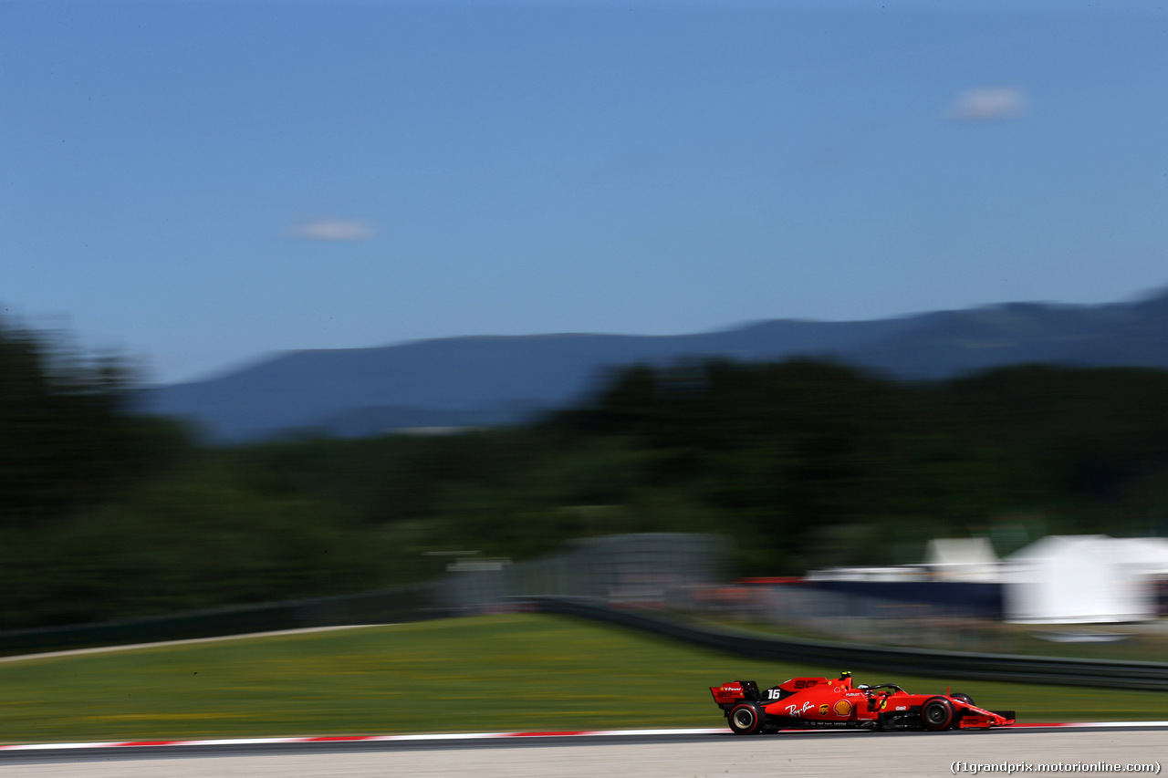 GP AUSTRIA, 28.06.2019 - Prove Libere 2, Charles Leclerc (MON) Ferrari SF90