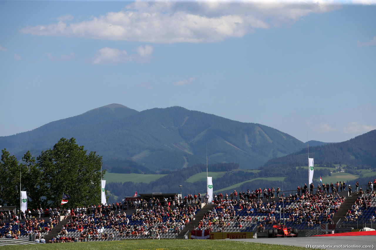 GP AUSTRIA, 28.06.2019 - Prove Libere 2, Charles Leclerc (MON) Ferrari SF90