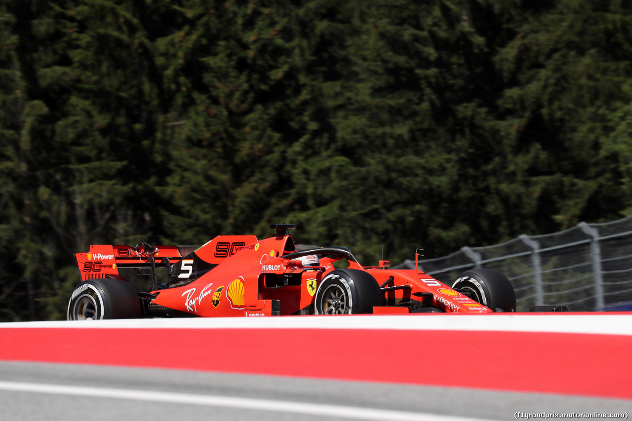 GP AUSTRIA, 28.06.2019 - Prove Libere 2, Sebastian Vettel (GER) Ferrari SF90