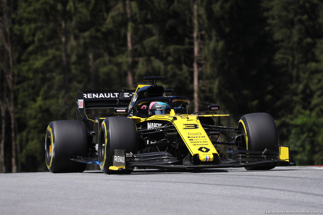 GP AUSTRIA, 28.06.2019 - Prove Libere 2, Daniel Ricciardo (AUS) Renault Sport F1 Team RS19