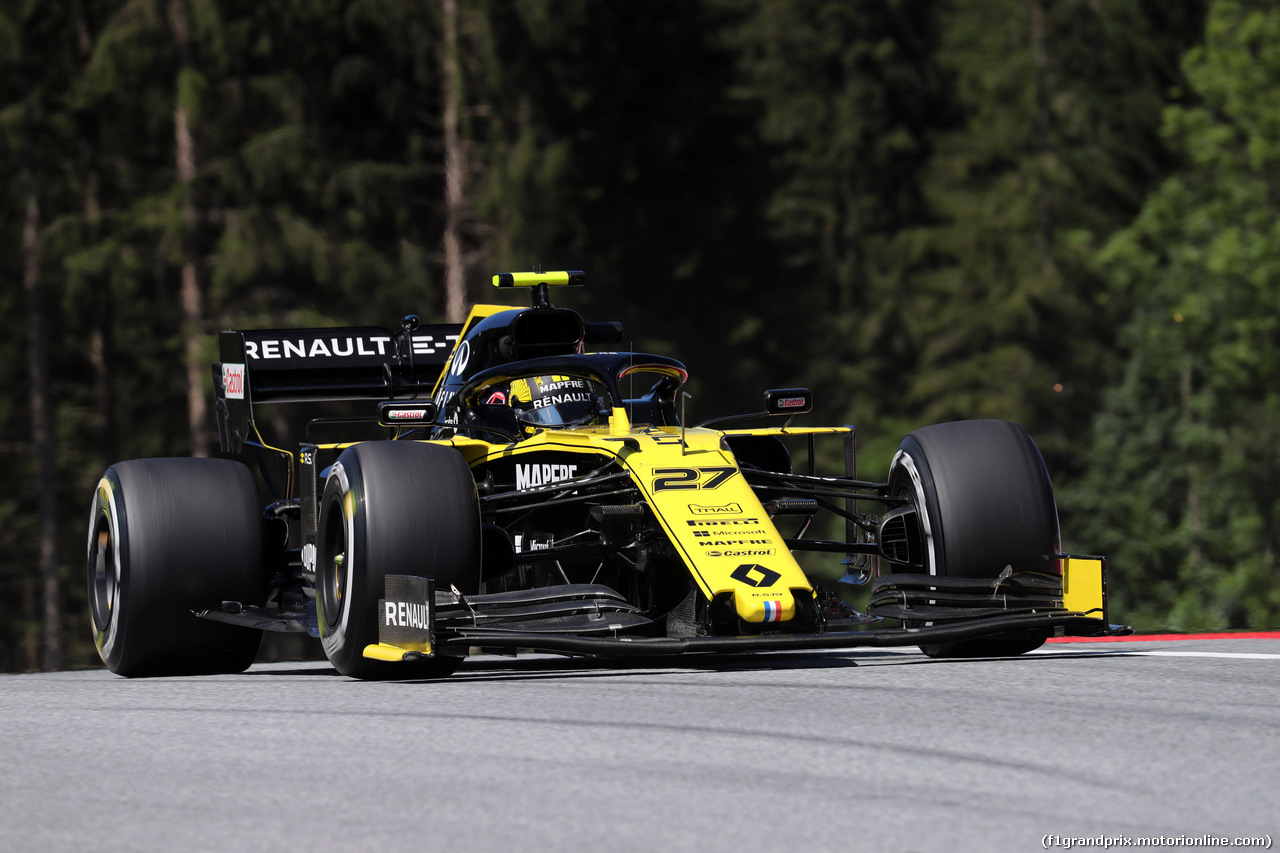 GP AUSTRIA, 28.06.2019 - Prove Libere 2, Nico Hulkenberg (GER) Renault Sport F1 Team RS19