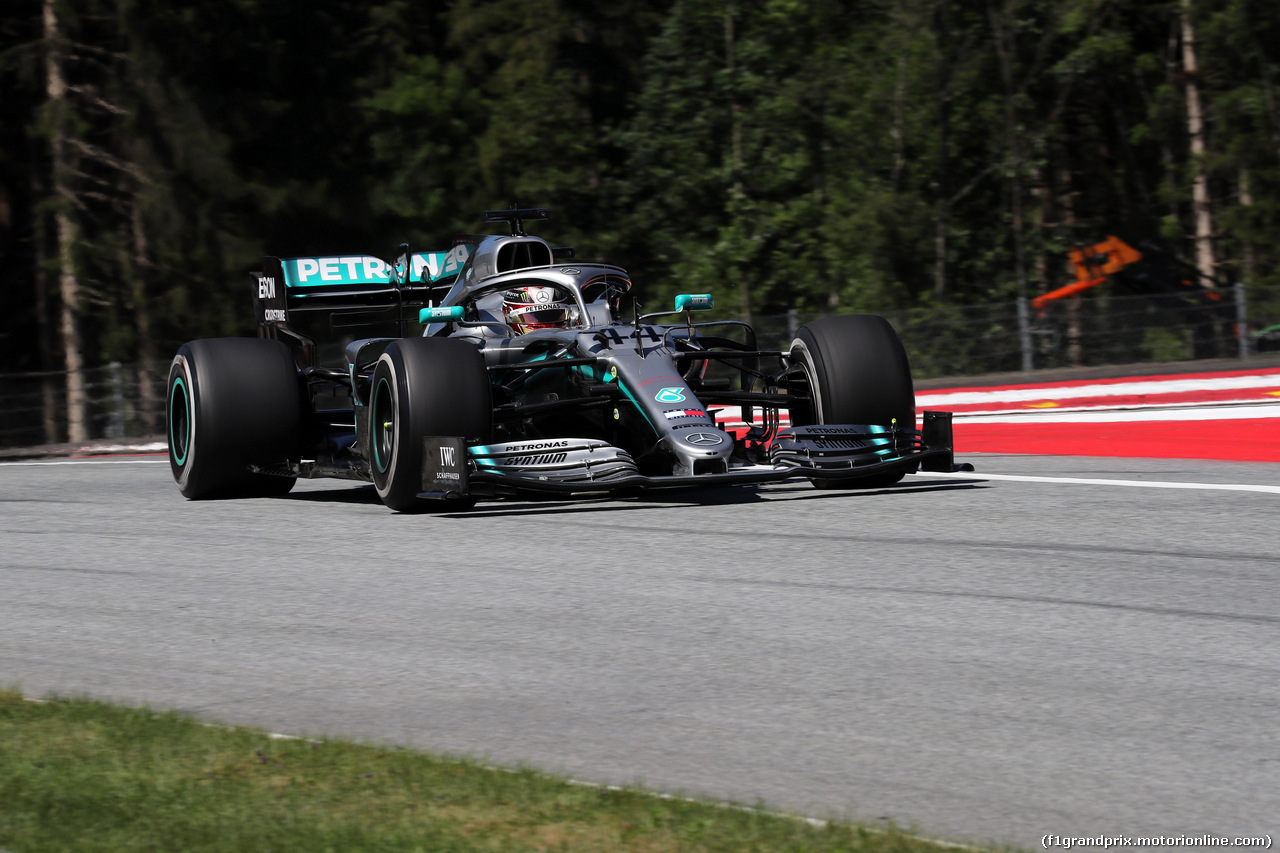 GP AUSTRIA, 28.06.2019 - Prove Libere 2, Lewis Hamilton (GBR) Mercedes AMG F1 W10
