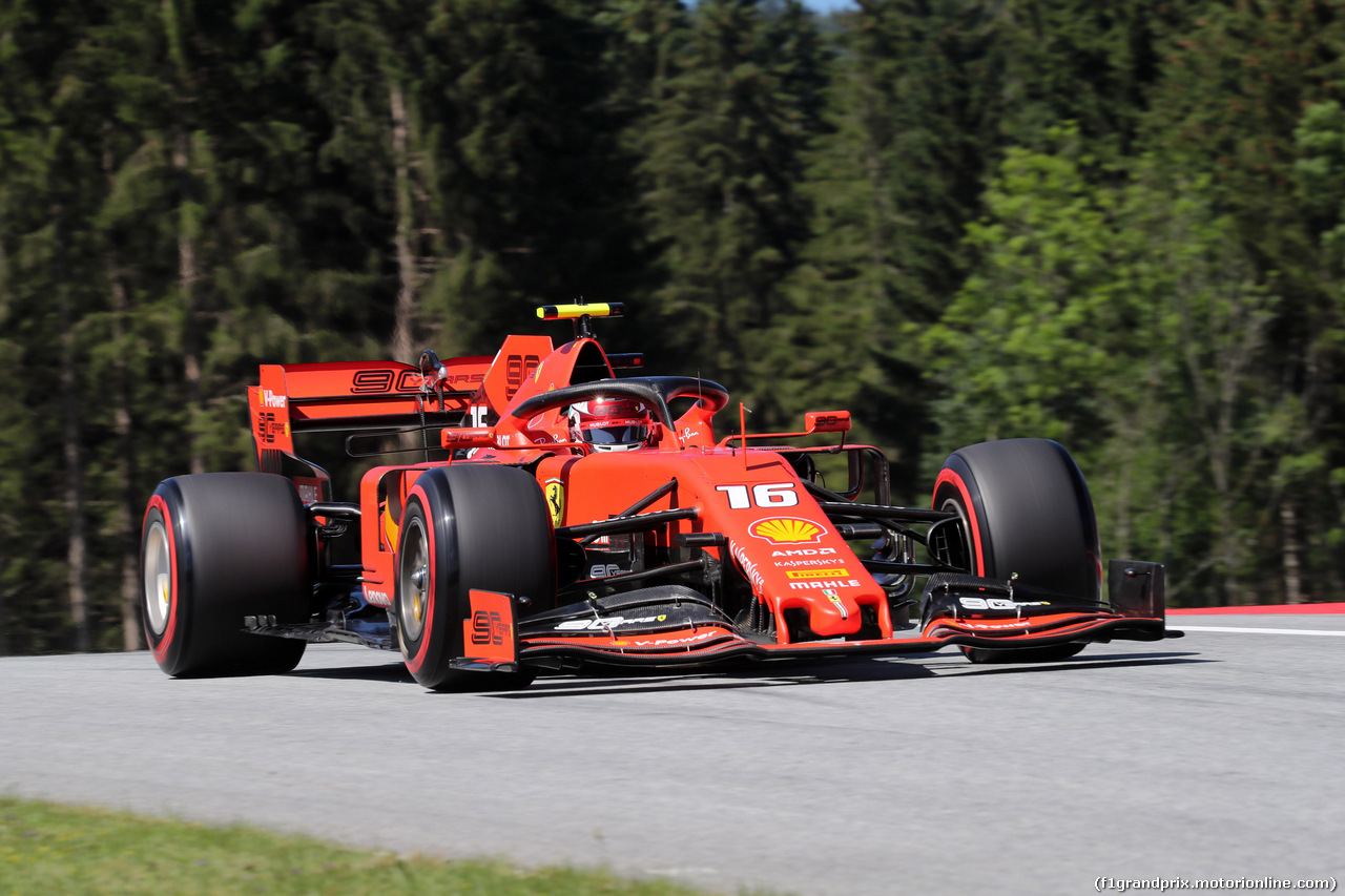 GP AUSTRIA, 28.06.2019 - Prove Libere 2, Charles Leclerc (MON) Ferrari SF90
